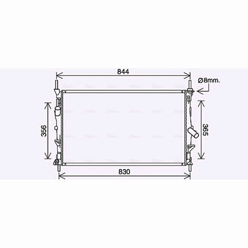 Radiator for ford transit - ford, mk7